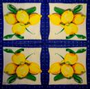 059 Lemons,  Oranges - 3 ply (blue) - Home Fashion